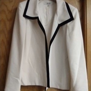 Cream w/Black edging Jacket
